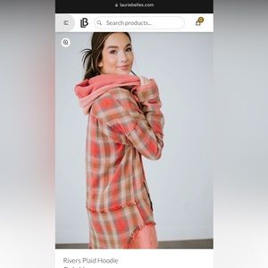 Oli & Hali button up thermal/plaid shacket from LaurieBelles!